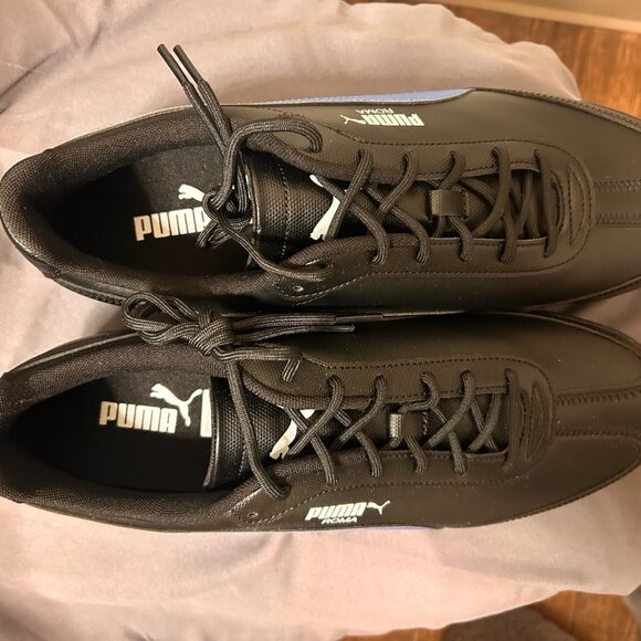 Puma BMW MMS Roma Via Sneakers – Black/Blue/Red – Men’s 12 – New in Box - Picture 5 of 6